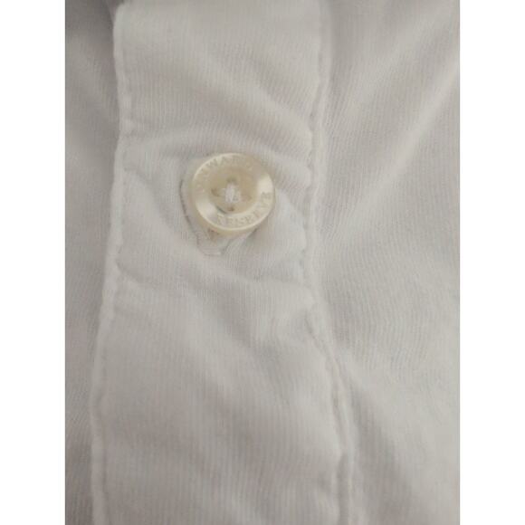 Onward Reserve Polo Men Size M* Perry Long Sleeve White Versatile Pullover Shirt - Picture 4 of 11